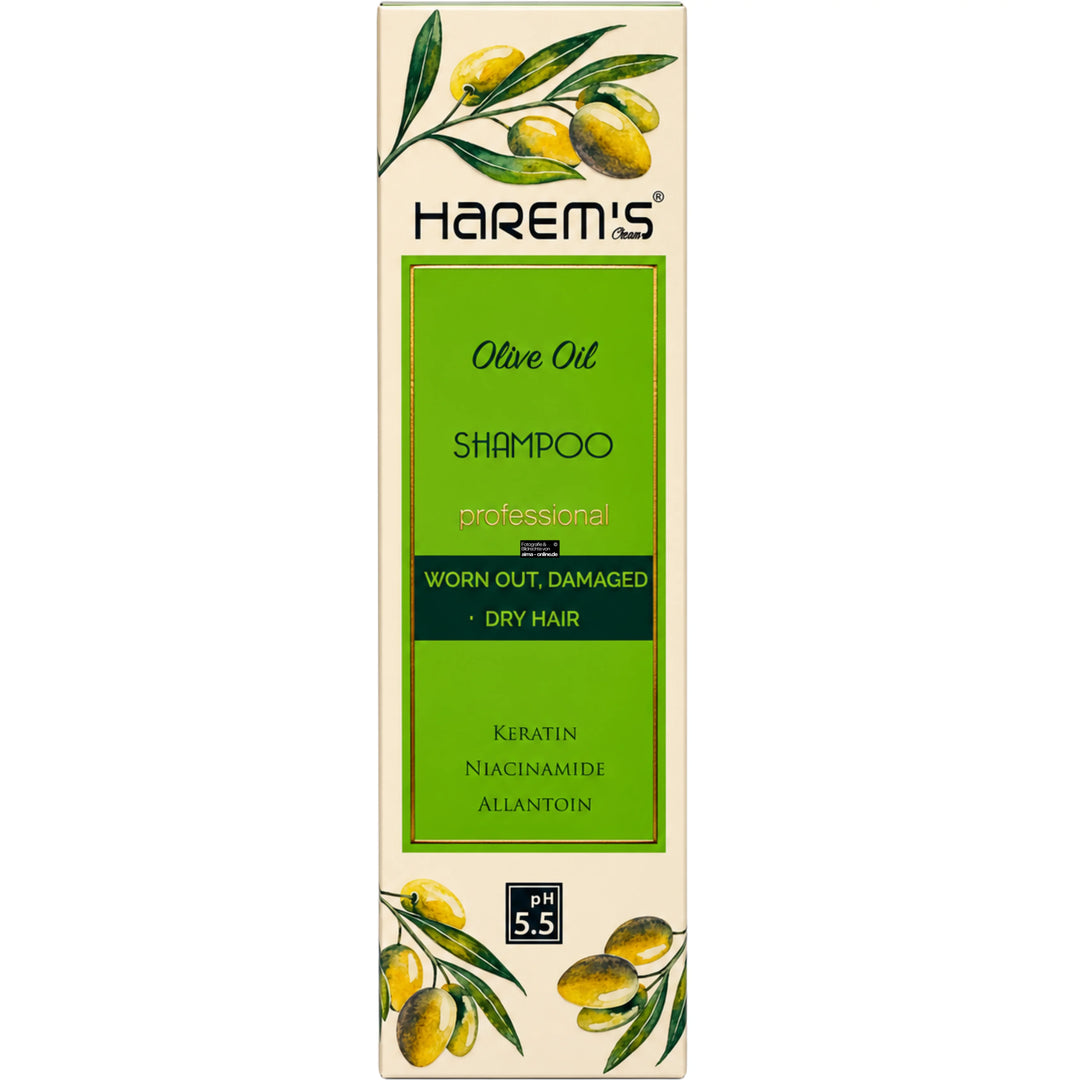 Harem's - Olivenöl-Shampoo für trockenes & strapaziertes Haar 330ml