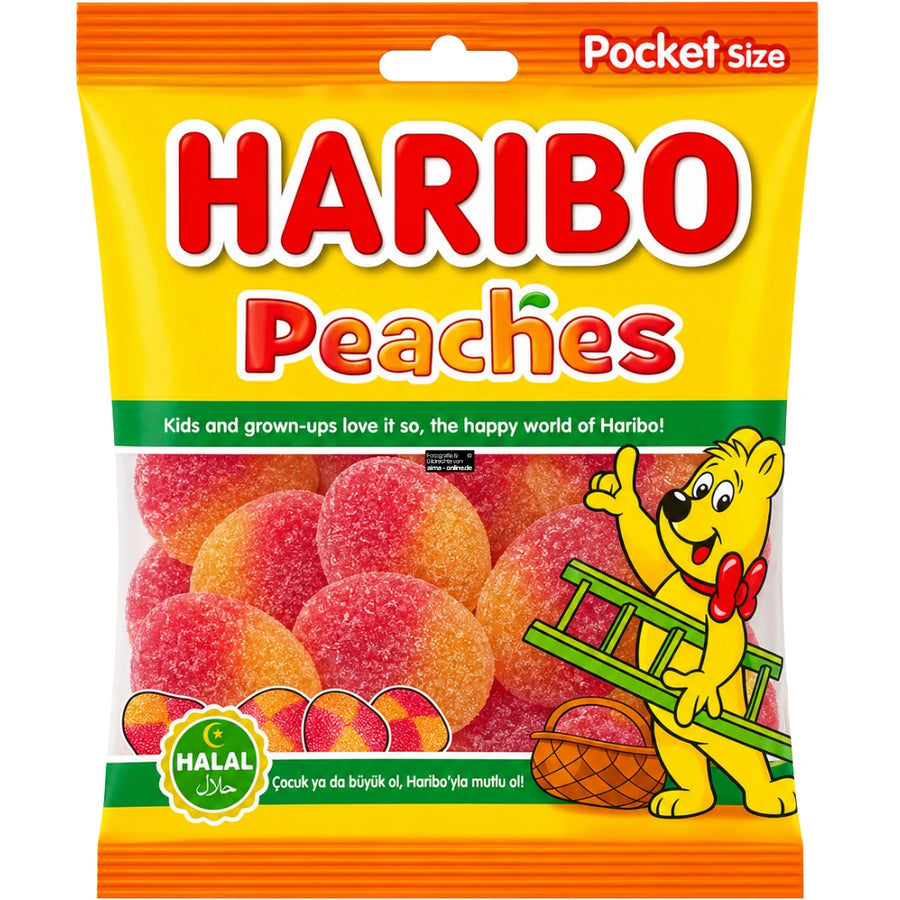 Haribo - Peaches 100g