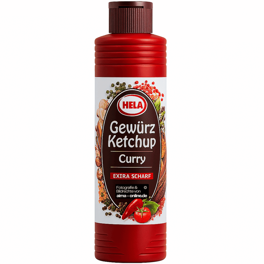 Hela - Gewürz Ketchup & Curry Extra Scharf 800ml
