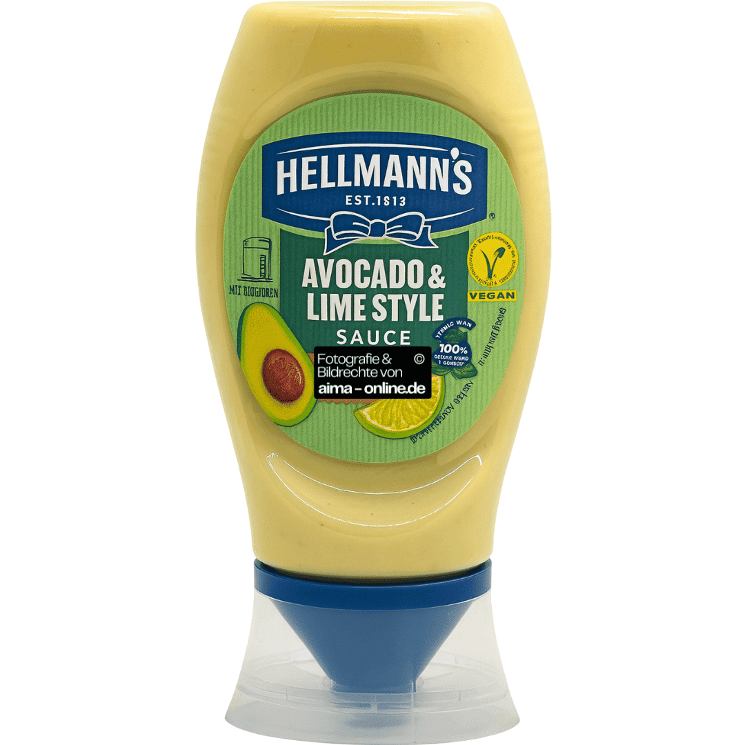 Hellman's - Vegane Sosse mit Limetten-& Avocado Geschmack 250ml