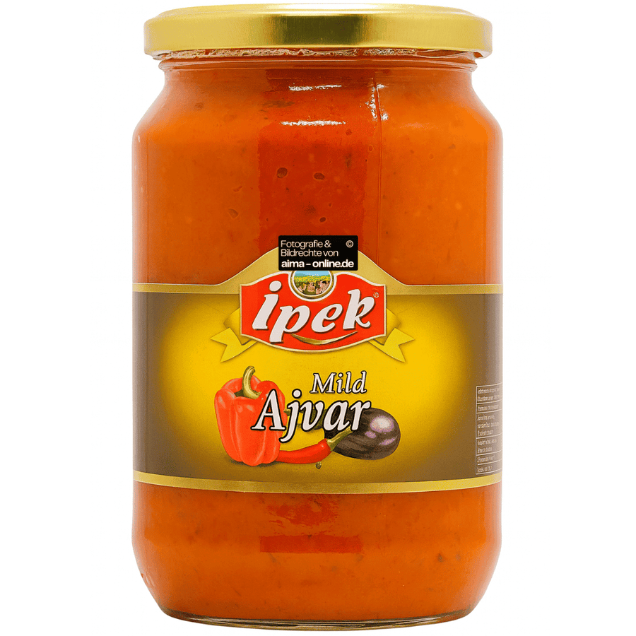Ipek - Auberginenpaste, Ajvar in Mild 690g