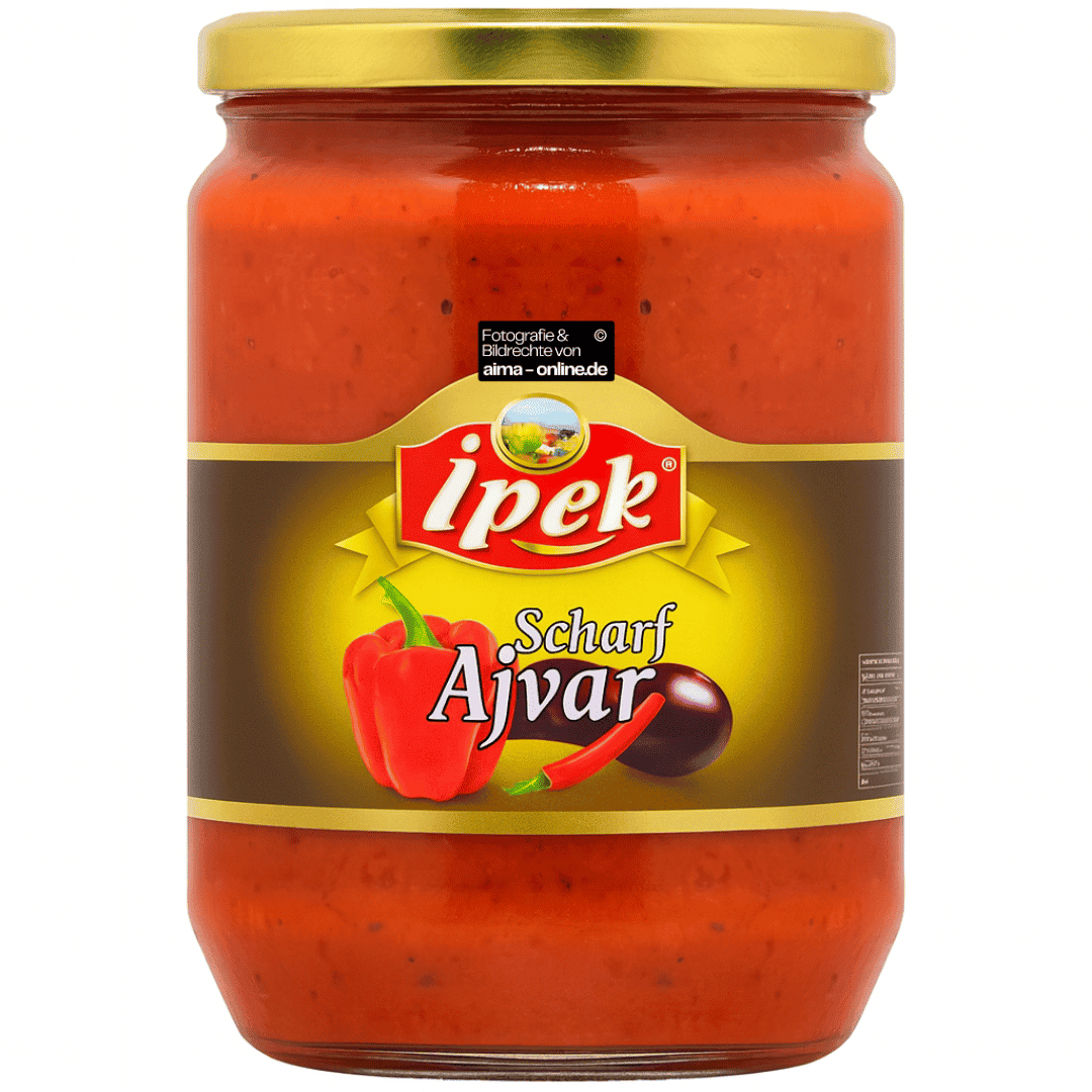 Ipek - Auberginenpaste, Ajvar in Scharf 690g