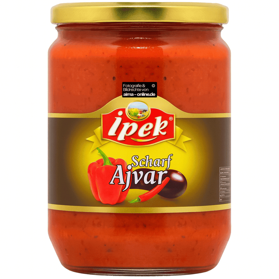 Ipek - Auberginenpaste, Ajvar in Scharf 690g