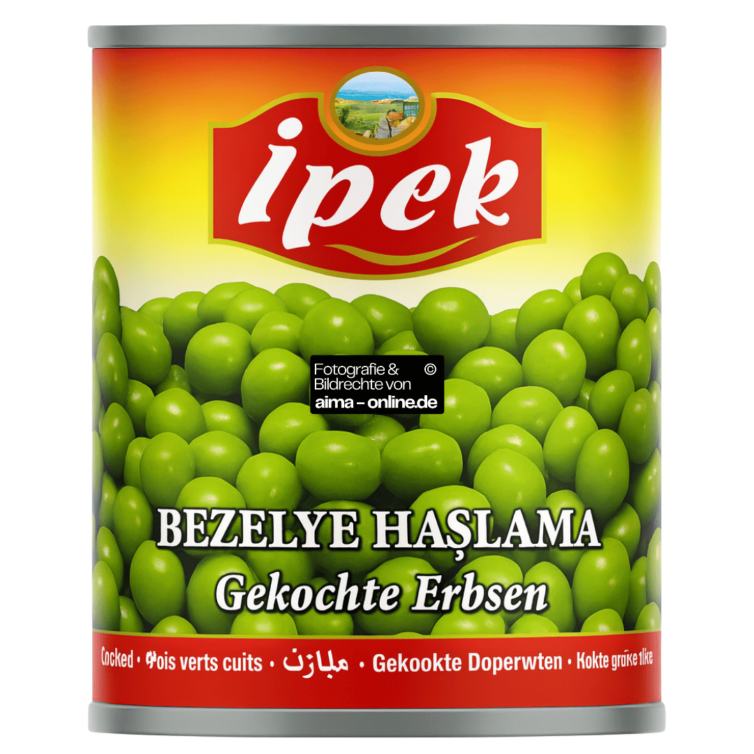 Ipek - Gekochte Erbsen, Bezelye Haslama 800g