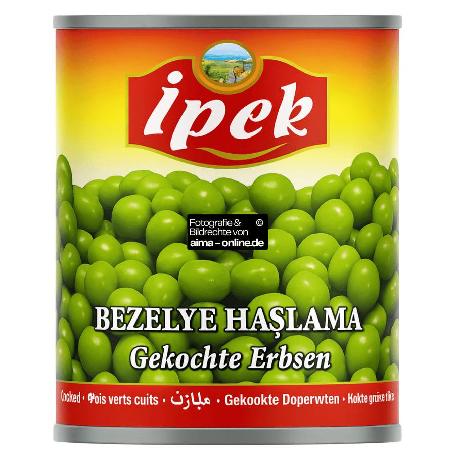 Ipek - Gekochte Erbsen, Bezelye Haslama 800g