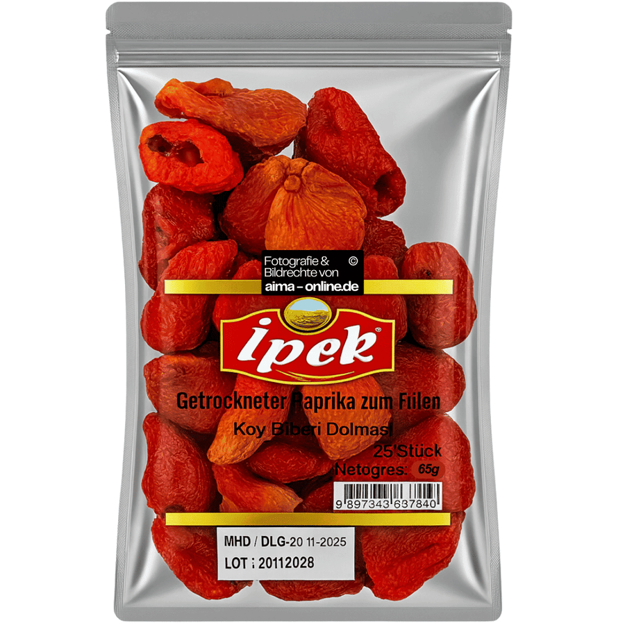 Ipek - Getrockneter Paprika zum Füllen 25er 65g