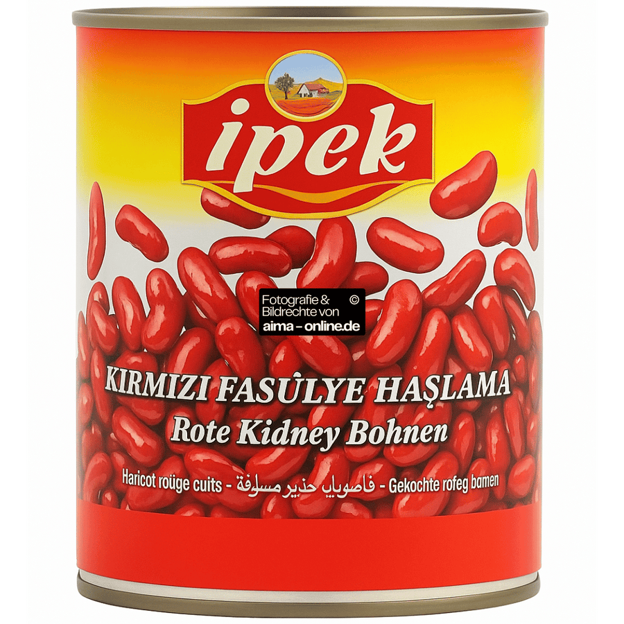 Ipek - Rote Kidney Bobnen, Kirmizi Haslanmis Fasulye 800g