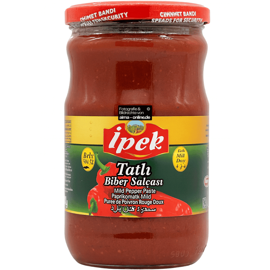 Ipek - Paprikamark in Mild, Tatli Biber Salcasi 650g