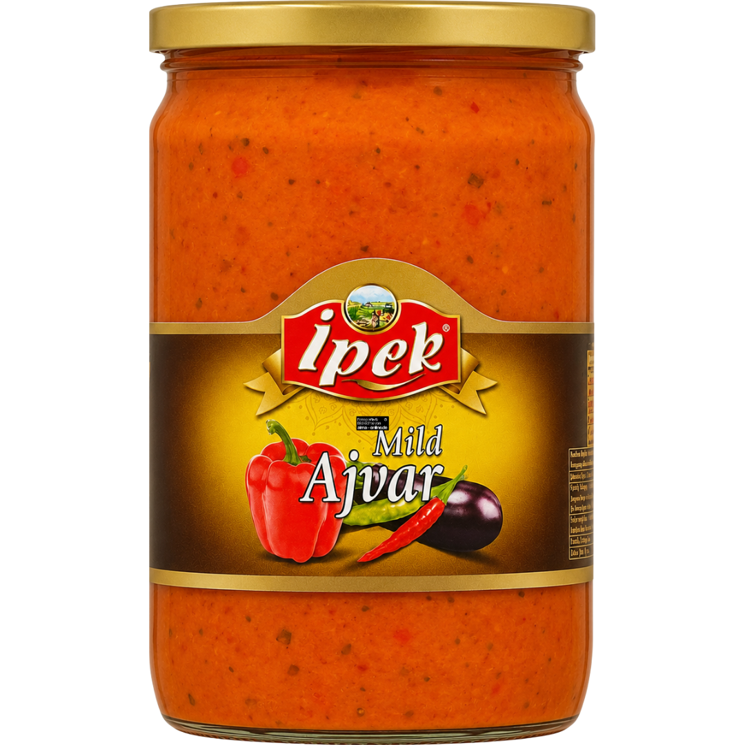 Ipek - Auberginenpaste, Ajvar in Mild 690g