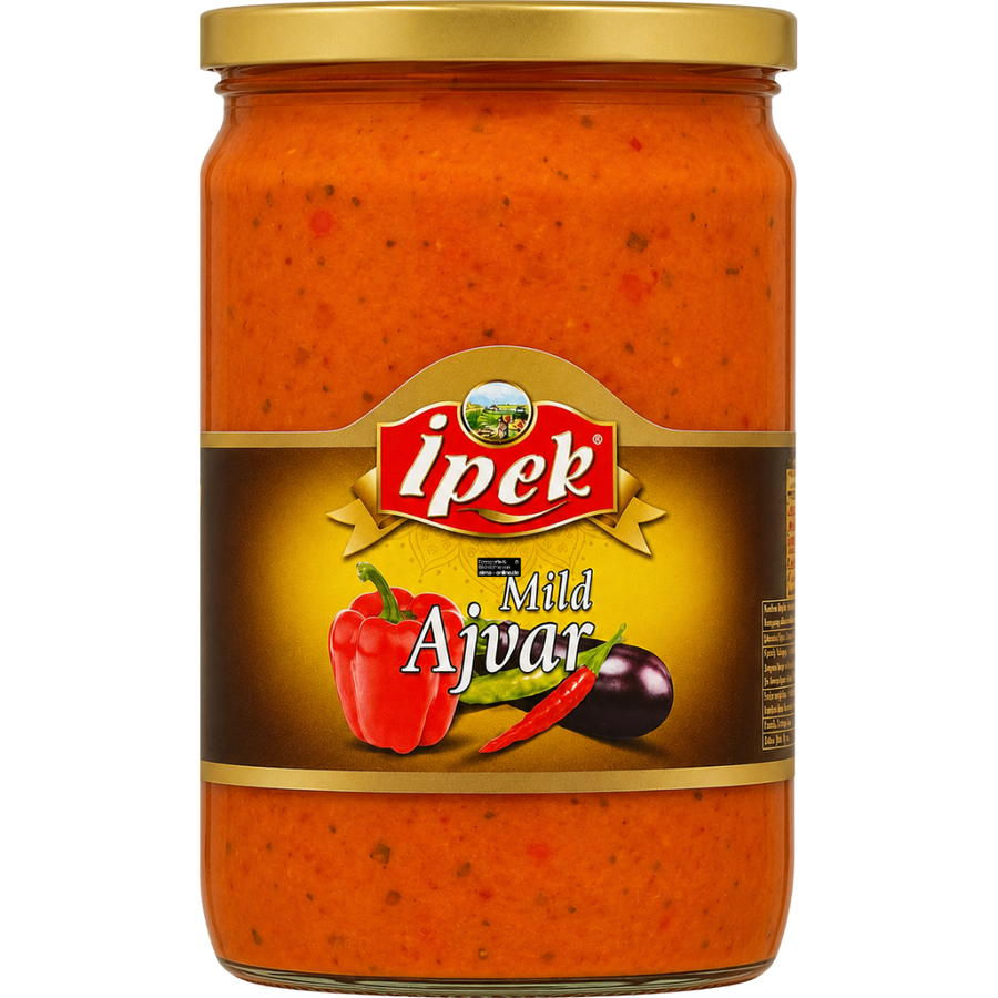 Ipek - Auberginenpaste, Ajvar in Mild 690g