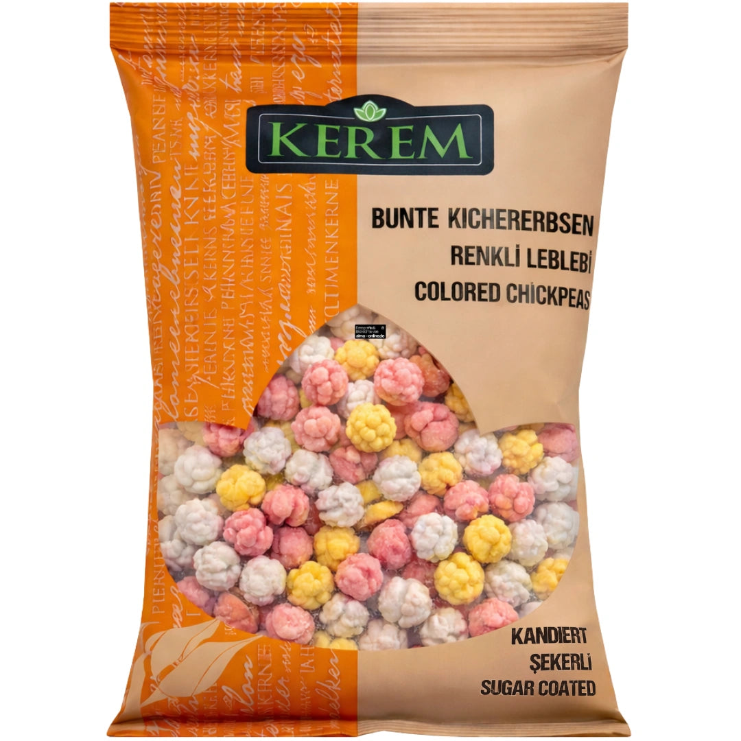 Kerem - Bunte Kichererbsen kandiert, Şekerli Renkli Leblebi 250g