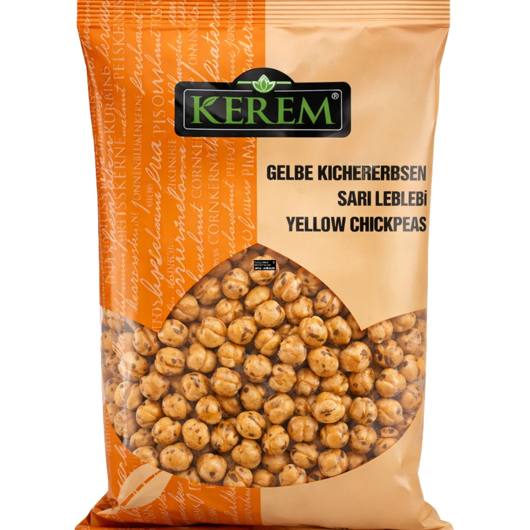 Kerem - Gelbe Kichererbsen doppelt geröstet, Çifte Kavrulmuş Sarı Leblebi 225g