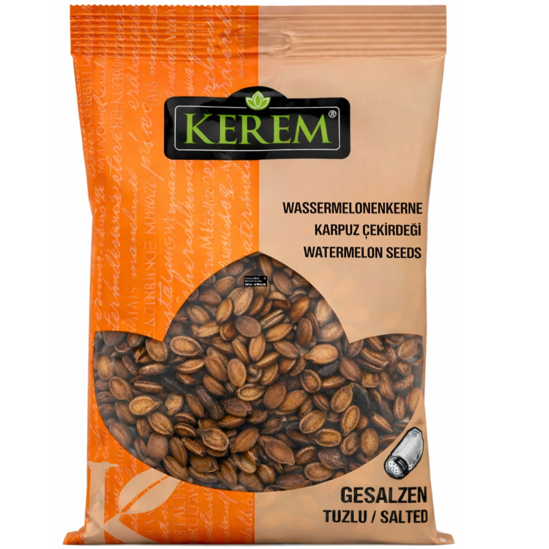 Kerem - Wassermelonenkerne geröstet & gesalzen, Kavrulmuş Tuzlu Karpuz Çekirdeği 200g