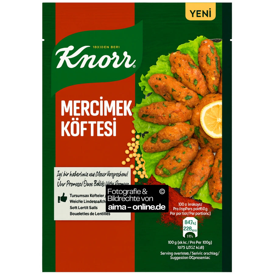 Knorr - Linsenköfte Mischung, Mercimek Köftesi icin Harc 100g