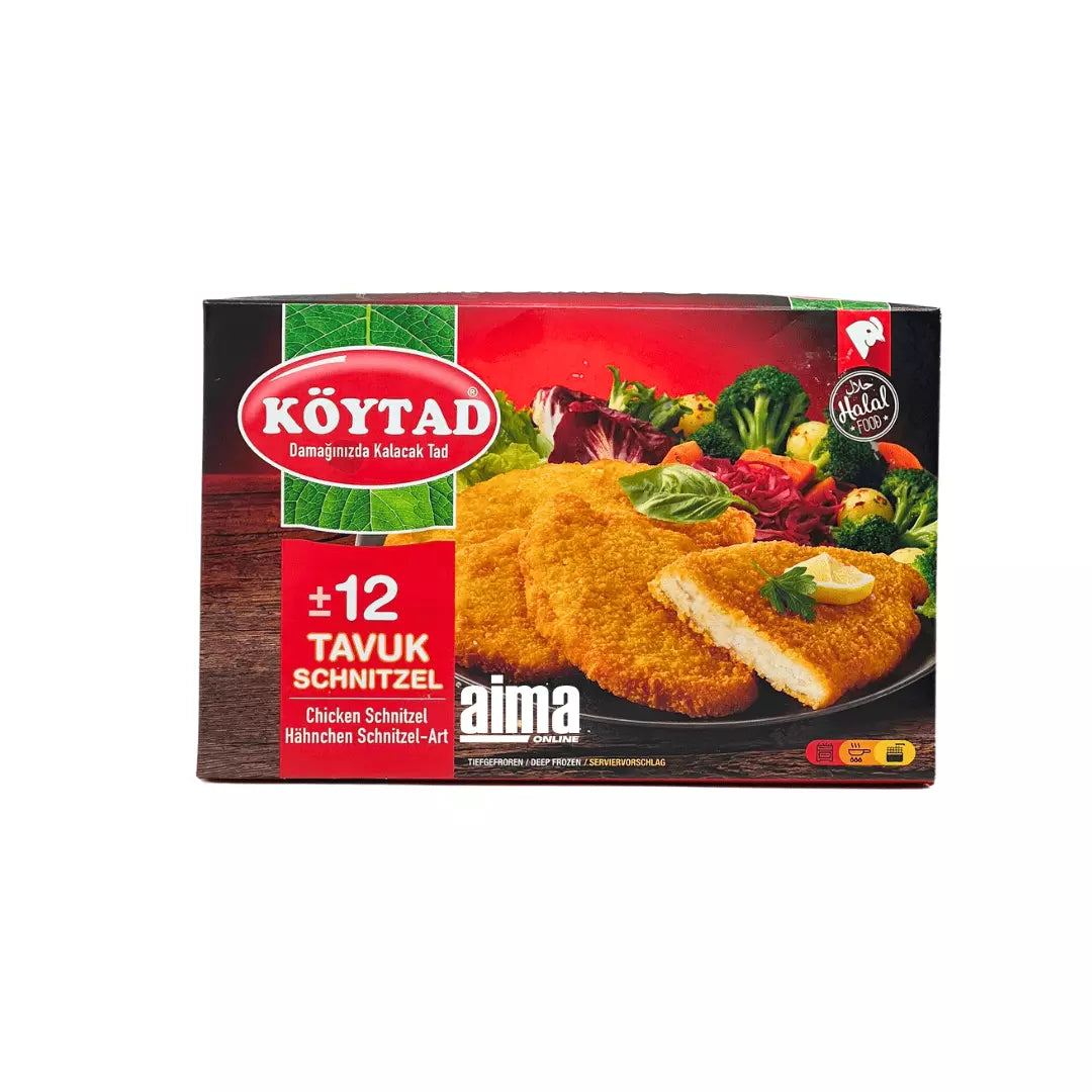 Köytad 12 Tavuk Schnitzel - Hähnchen Schnitzel-Art 840g