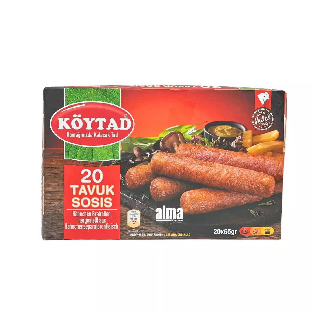 Köytad 20 Tavuk Sosis - 20 Hähnchen Bratrollen 1300g