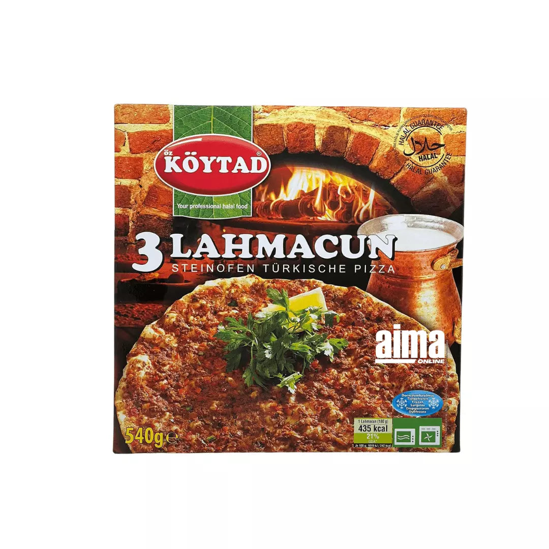 Köytad 3 Lahmacun - Taş Fırınlı Pide 540gr