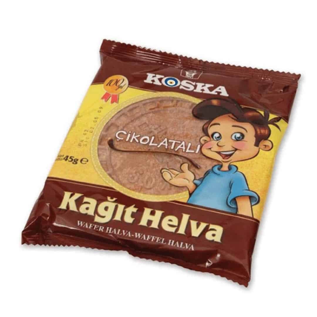 Koska Cikolatali Kagit Helva - Schokowaffeln 45g