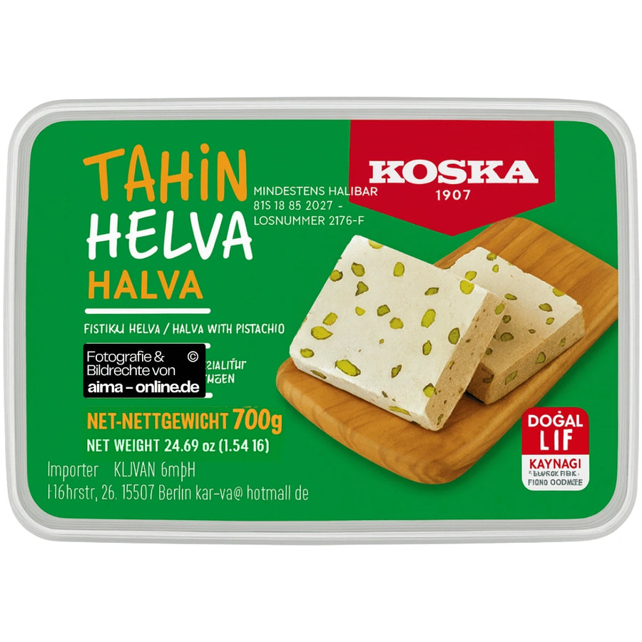 Koska - Halva mit Pistazien, Fistikli Tahin Helva 700g