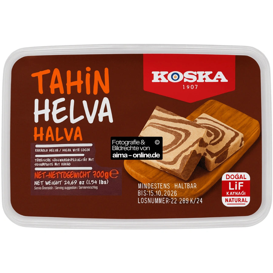 Koska - Halva mit Kakao, Kakaolu Tahin Helva 700g