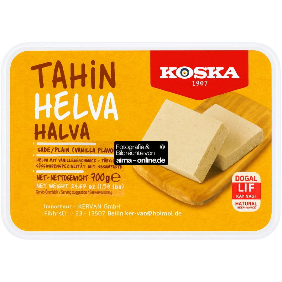 Koska - Halva mit Vanillegeschmack, Sade Tahin Helva 700g