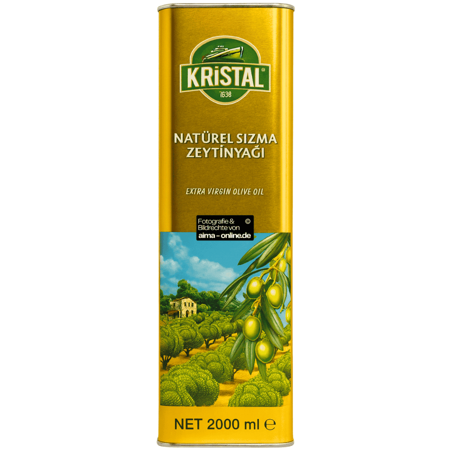 Kristal - Natives Olivenöl Extra, Natürel Sizma Zeytinyagi 2000ml