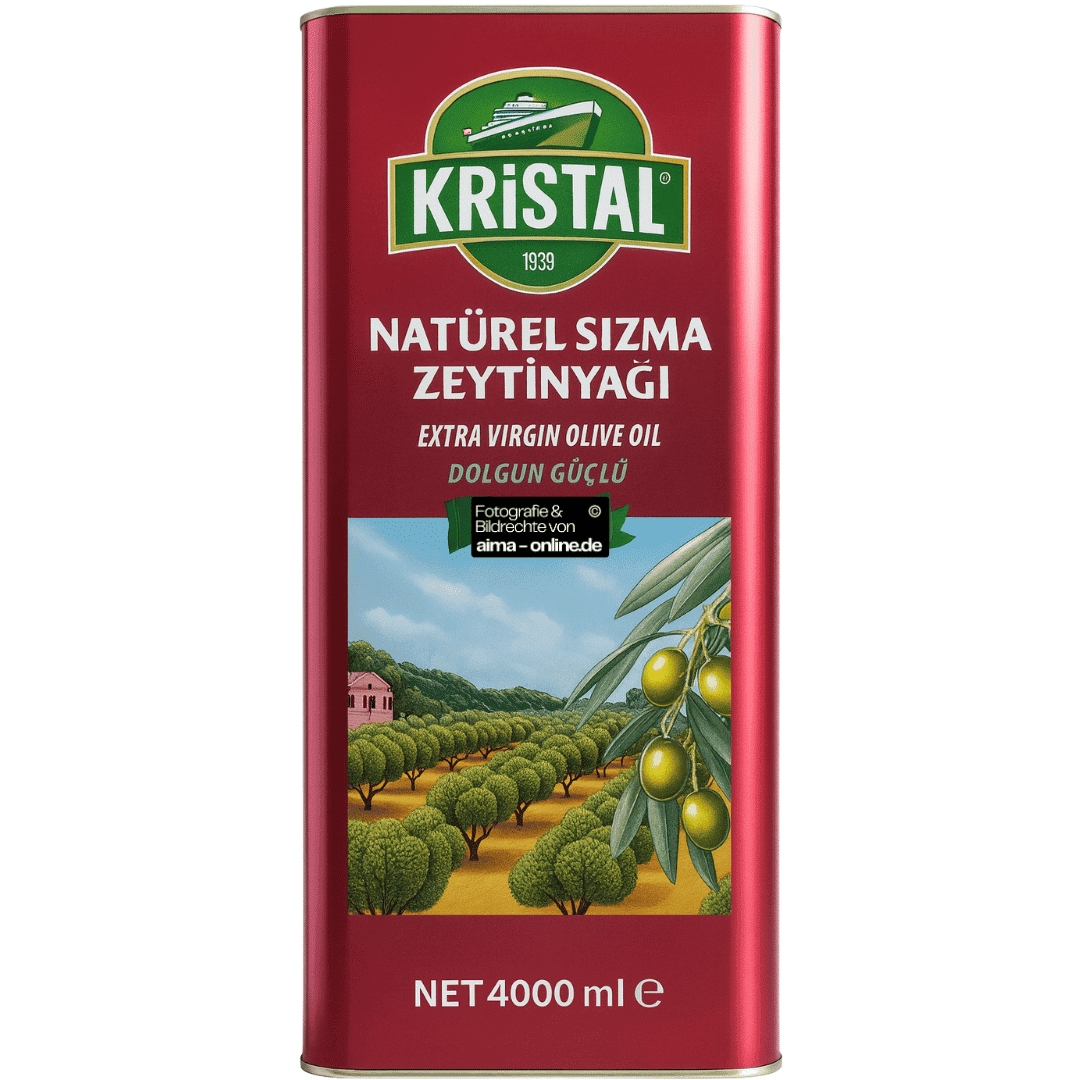 Kristal -  Natives Olivenöl Extra, Natürel Sizma Zeytinyagi 4000ml
