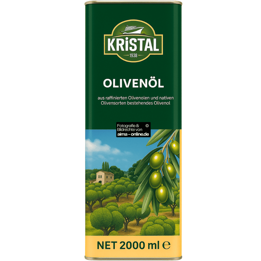 Kristal - Olivenöl, Zeytinyagi 2000ml