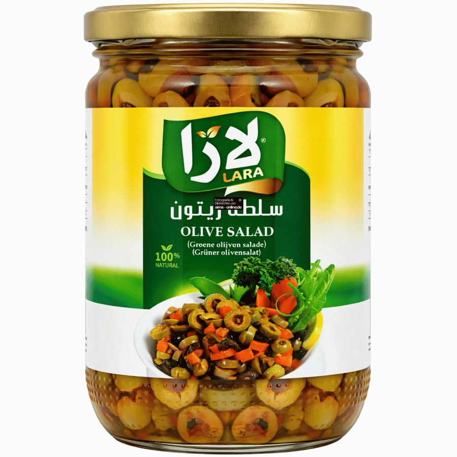 Lara – Yeşil Zeytin Salatası, Grüner Olivensalat 660g