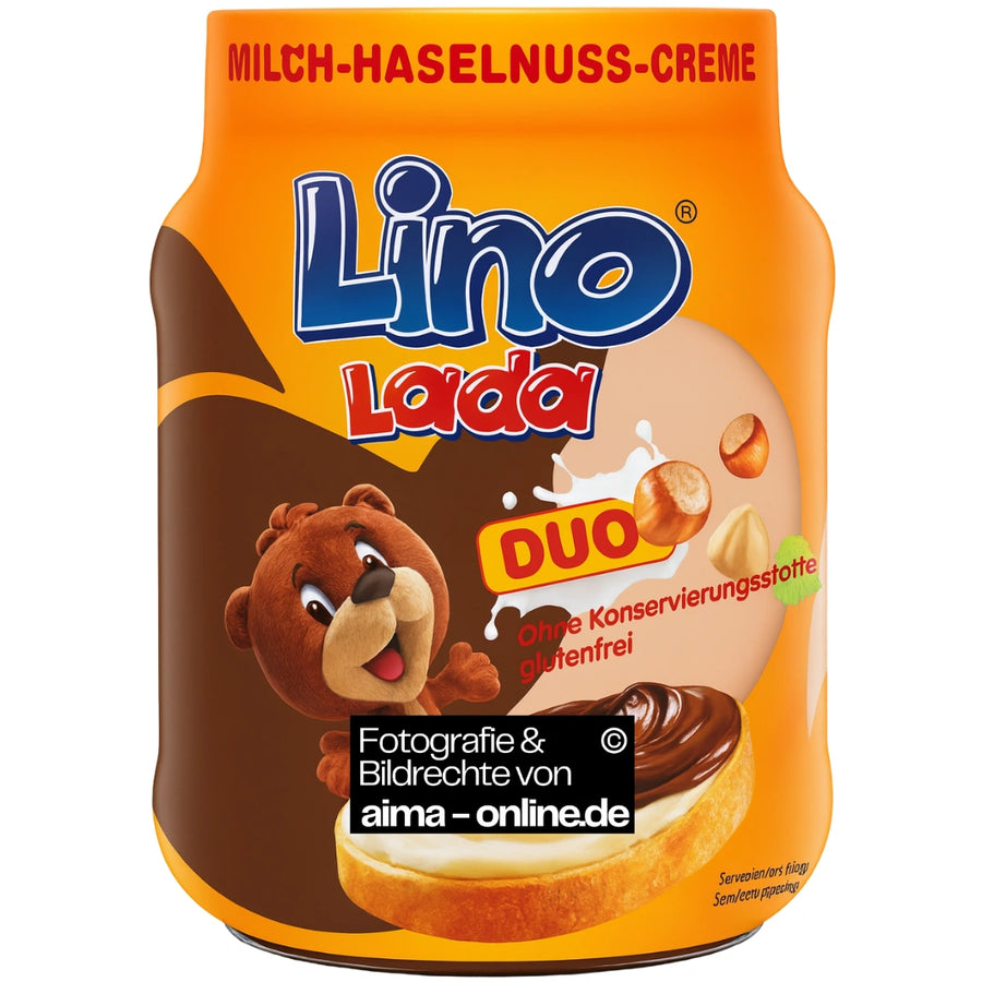 Lino Lada - Duo, Milch Haselnuss Creme 350g