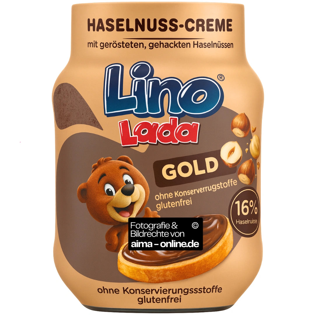 Lino Lada -  Gold Haselnuss Creme 16% Haselnuss 350g