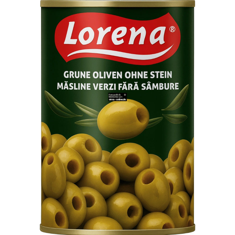 Lorena - Yeşil Zeytin, Grune Oliven Ohne Stein 300g