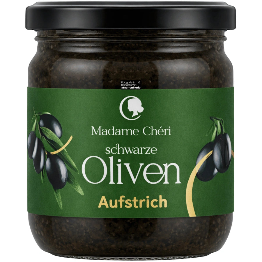 Madame Cheri - Siyah Zeytin Ezmesi, Schwarze Oliven Aufstrich 180g