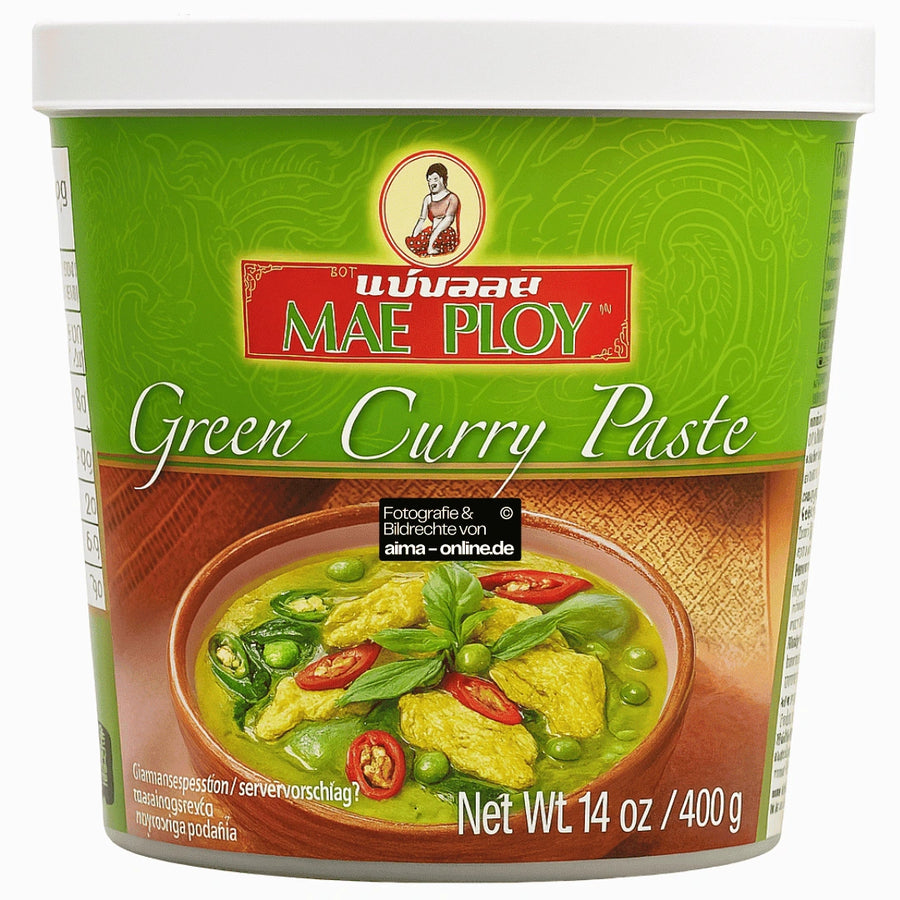 Mae Ploy - Green Curry Paste, grüne Currypaste 400g