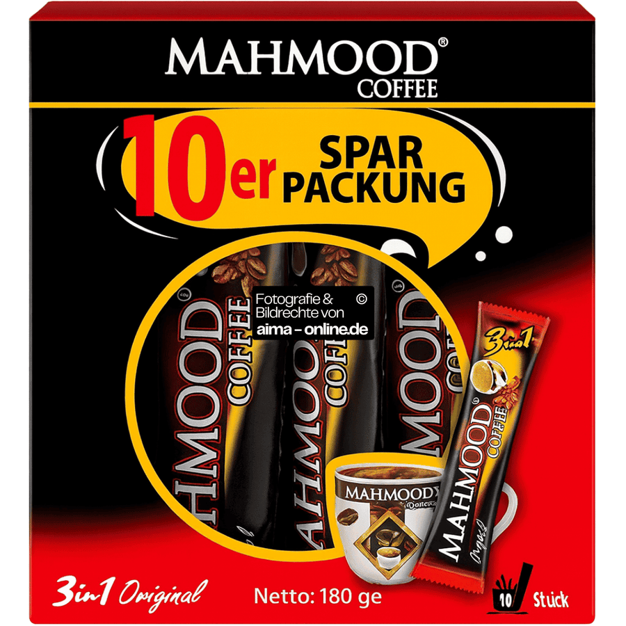Mahmood - Instant Kaffee 3 in 1 10x18g