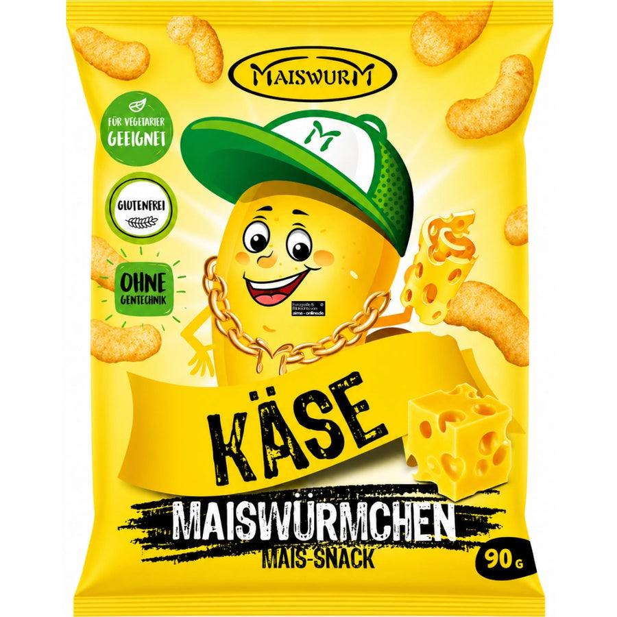 Maiswurm - Käse Mais-Snack 90g