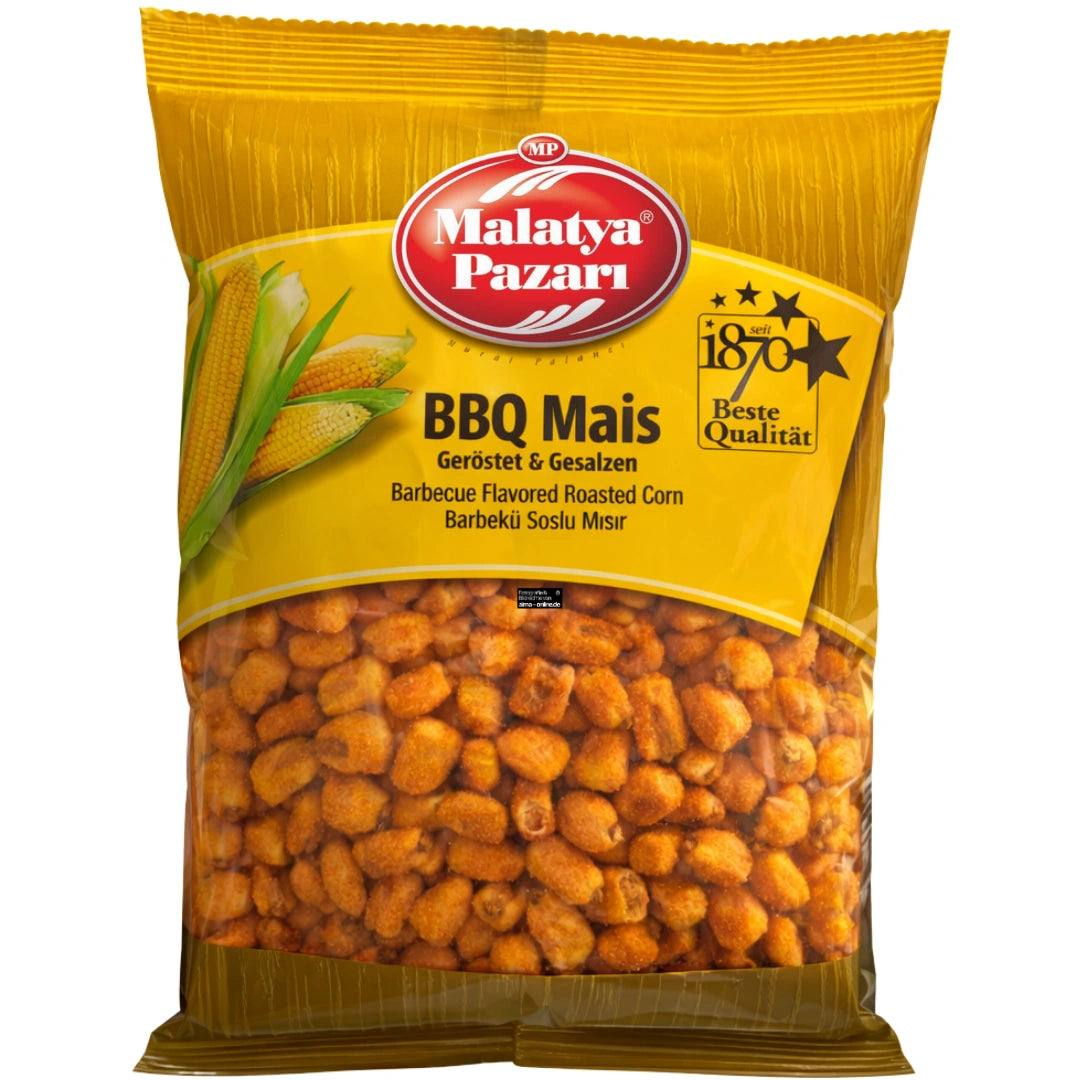 Malatya Pazari - BBQ Mais geröstet & gesalzen, Barbekü Soslu Mısır 200g