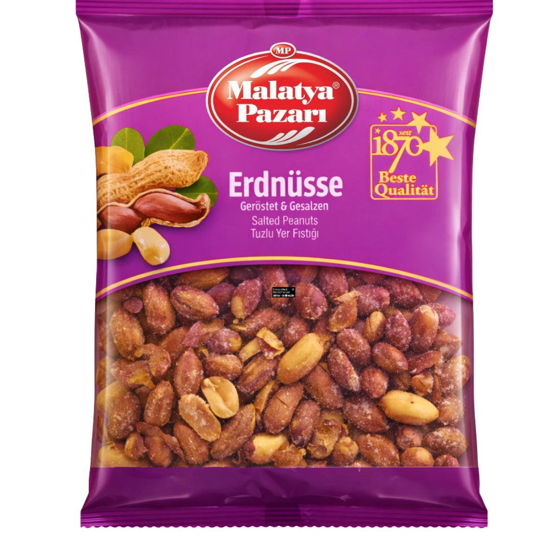 Malatya Pazari - Erdnüsse geröstet & gesalzen, Tuzlu Yer Fıstığı 200g