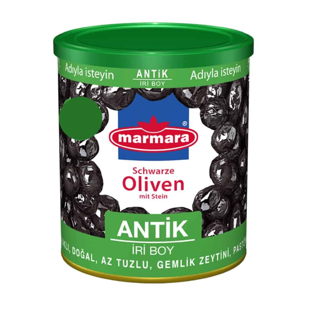 Marmara Antik Siyah Zeytin 800gr