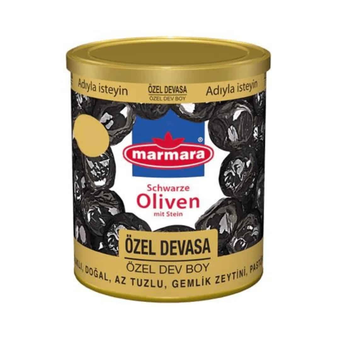 Marmara Ekstra iri çekirdekli siyah zeytin 800gr