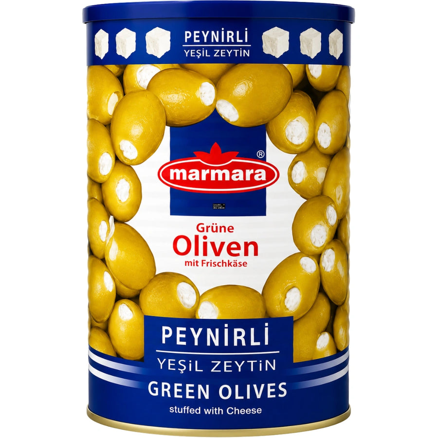 Marmara - Grüne Oliven mit Frischkäse, Peynirli Yeşil Zeytin 720g
