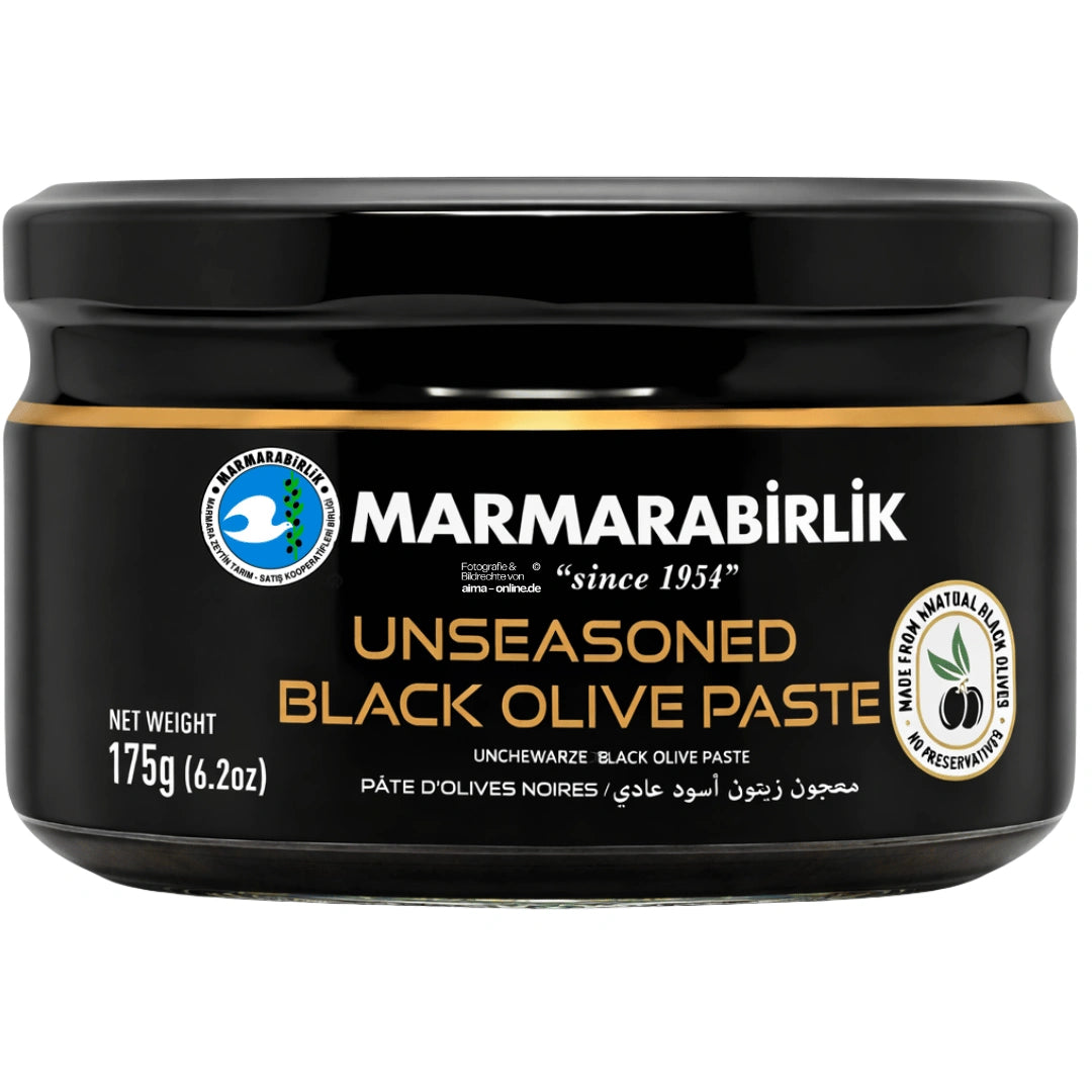 Marmarabirlik - Siyah Zeytin Ezmesi, Schwarze Olivenpaste 175g