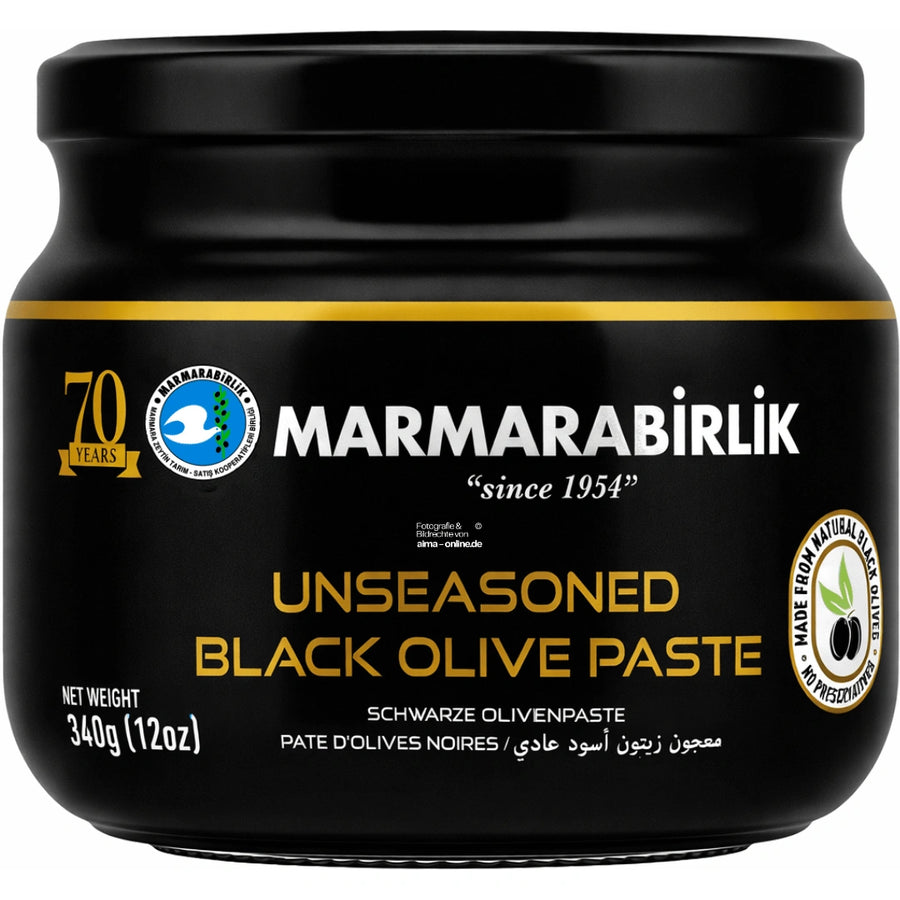 Marmarabirlik - Siyah Zeytin Ezmesi, Schwarze Olivenpaste 530g