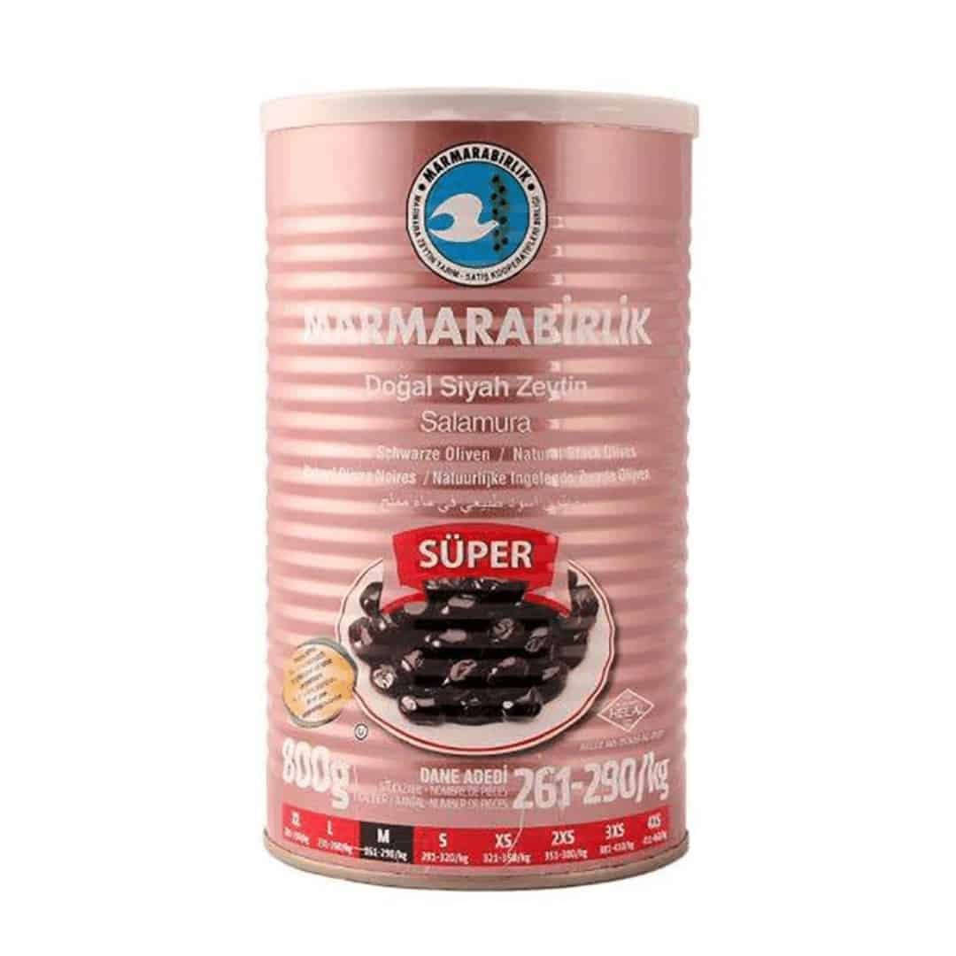 Marmarabirlik Doğal Siyah Zeytin - Natürel Siyah Zeytin 1260gr