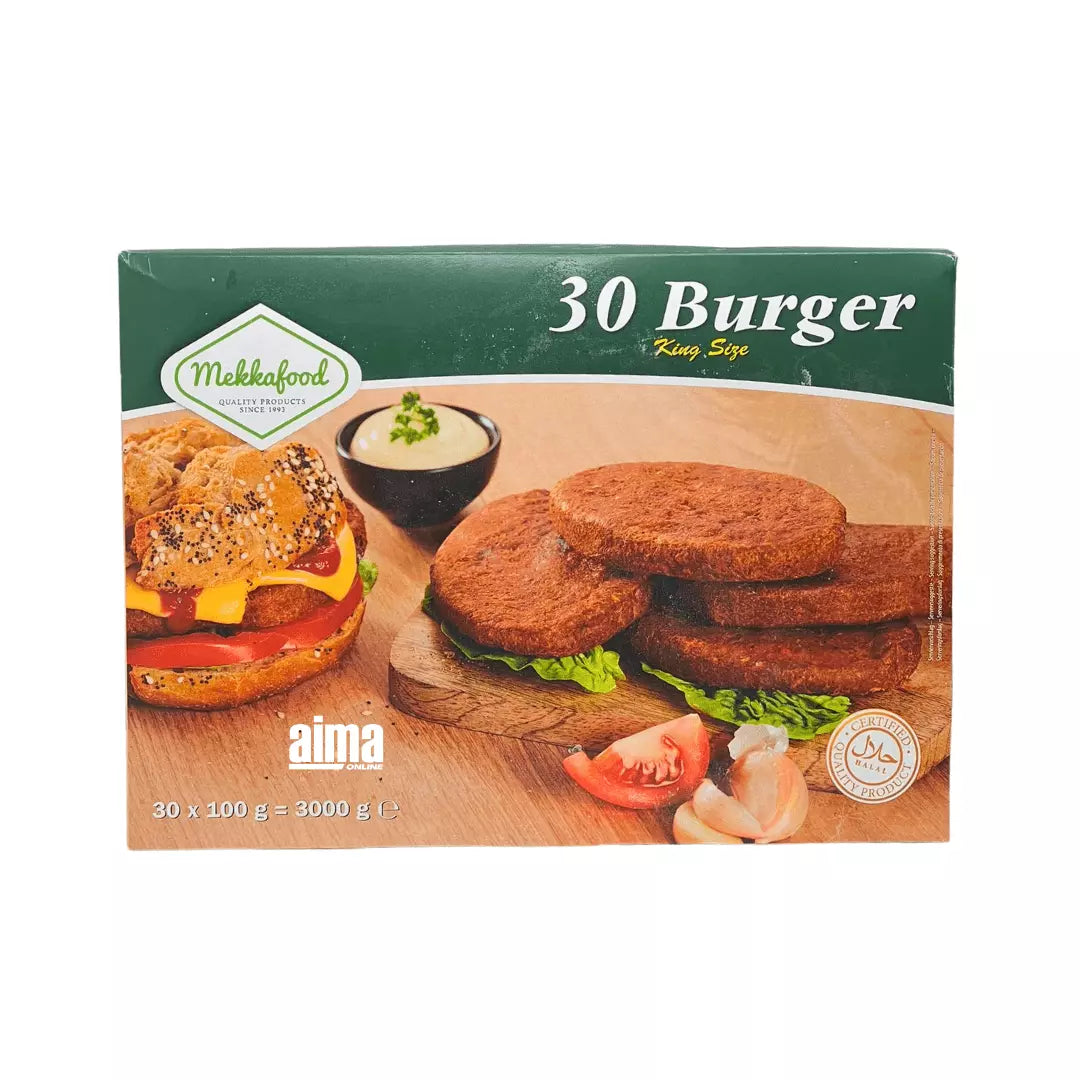 Mekkafood 30 Burger 3000gr