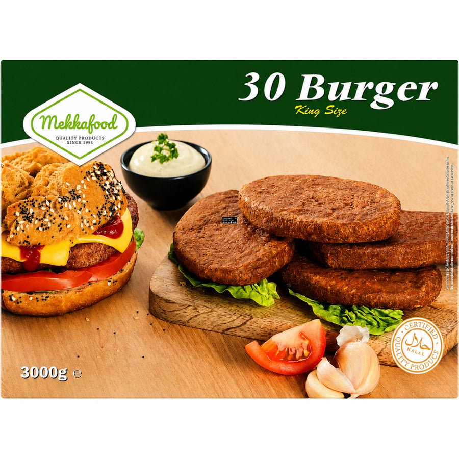 Mekkafood 30 Burger 3000g