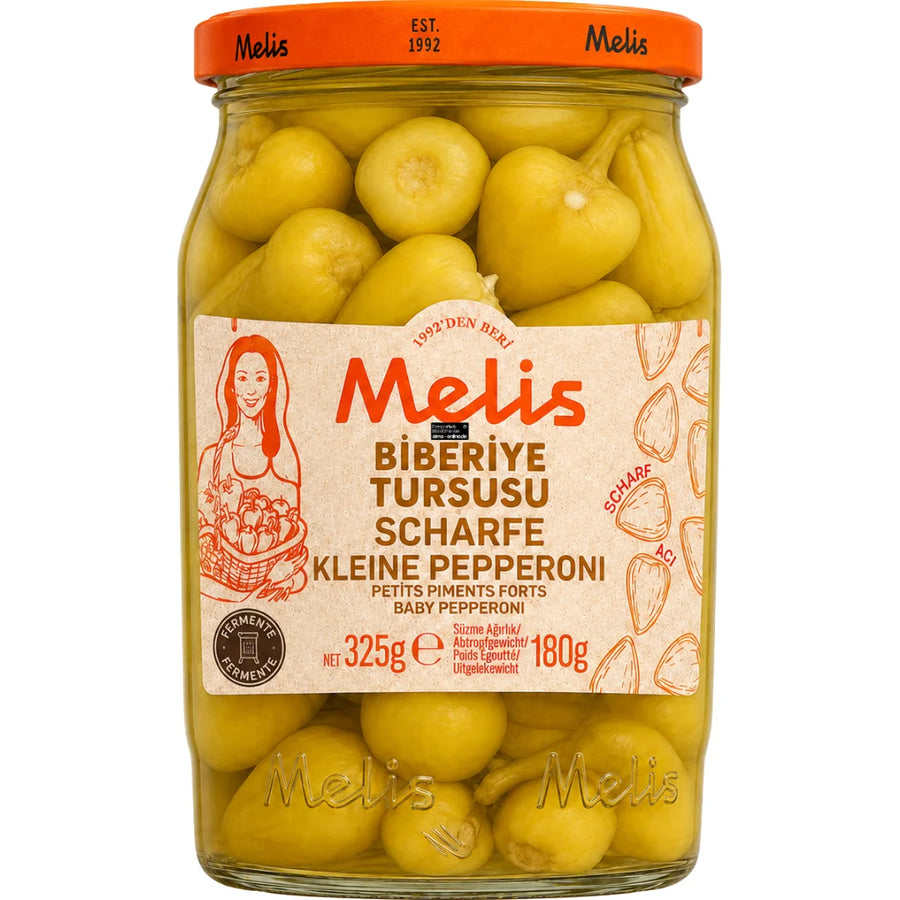Melis Biberiye Tursusu scharfe kleine Pepperoni 180g