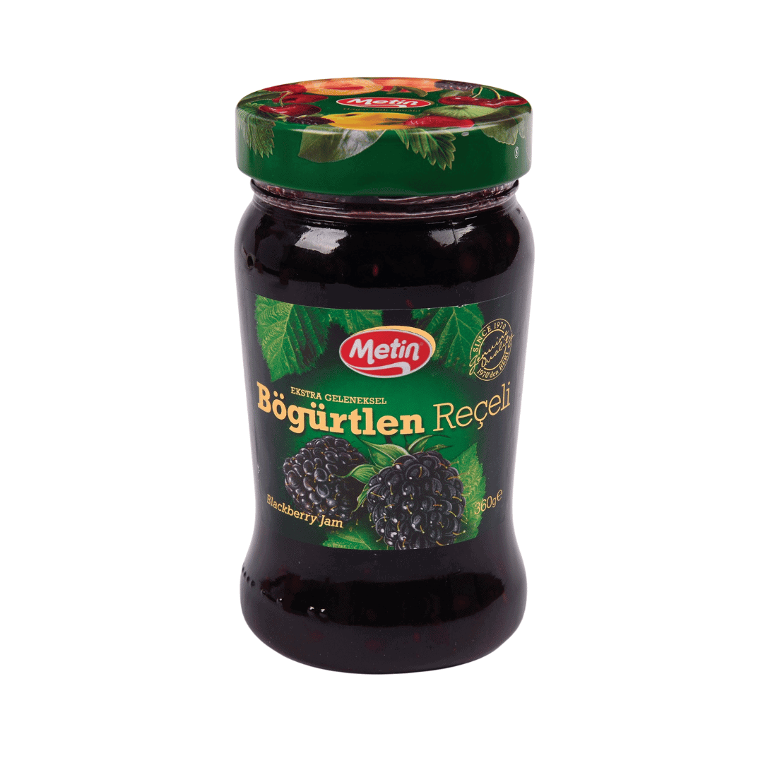 Metin Bögürtlen Receli - Brombeermarmelade 360g