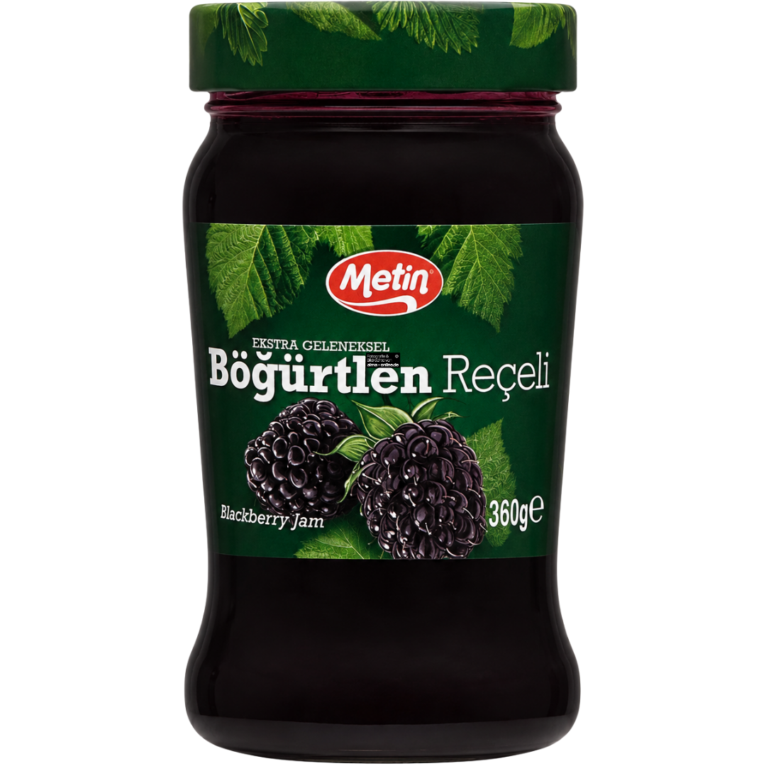 Metin Bögürtlen Receli - Brombeermarmelade 360g