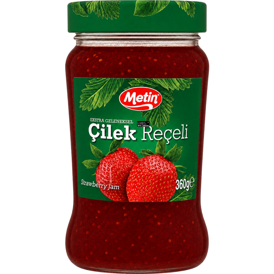 Metin Cilek Receli - Erdbeermarmelade 360g
